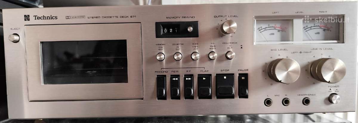 Kasetine deka Technics 671 - nuotraukos Nr. 3