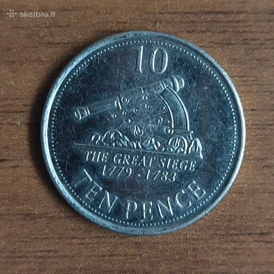 10 ( ten ) pence 2013 Gibraltar