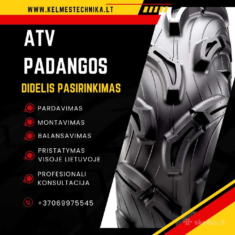 Padangos keturračiams (Maxxis, zilla Kenda, bkt )