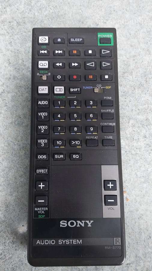 Sony Audio system distancinis Rm-s770