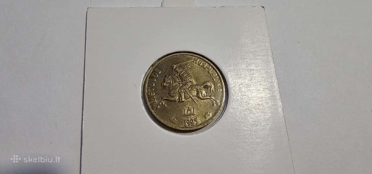 1925 10 centu Unc su kalyklos blizgesiu - nuotraukos Nr. 3