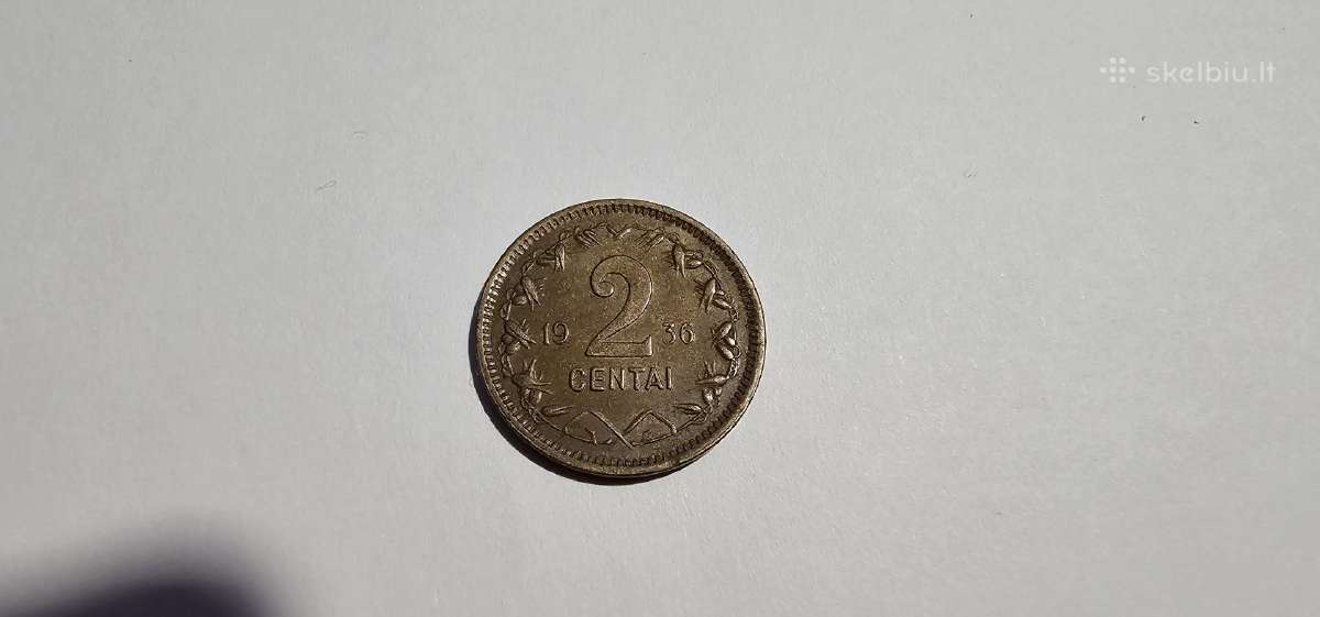 1936 2 centai