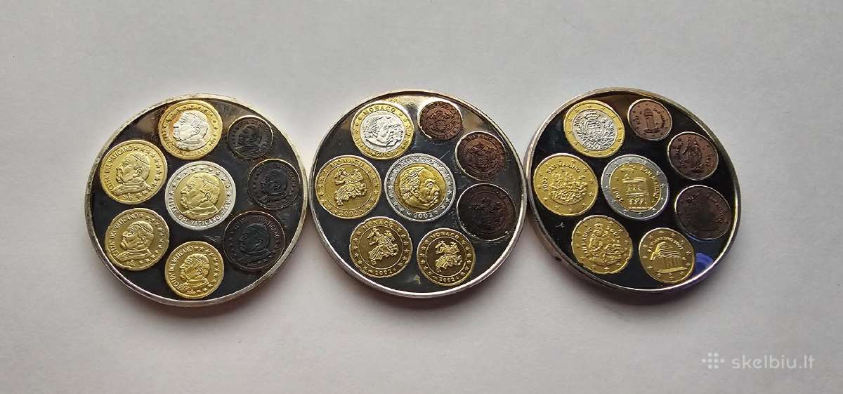 2002 3 oz Vatikanas Monakas San Marinas