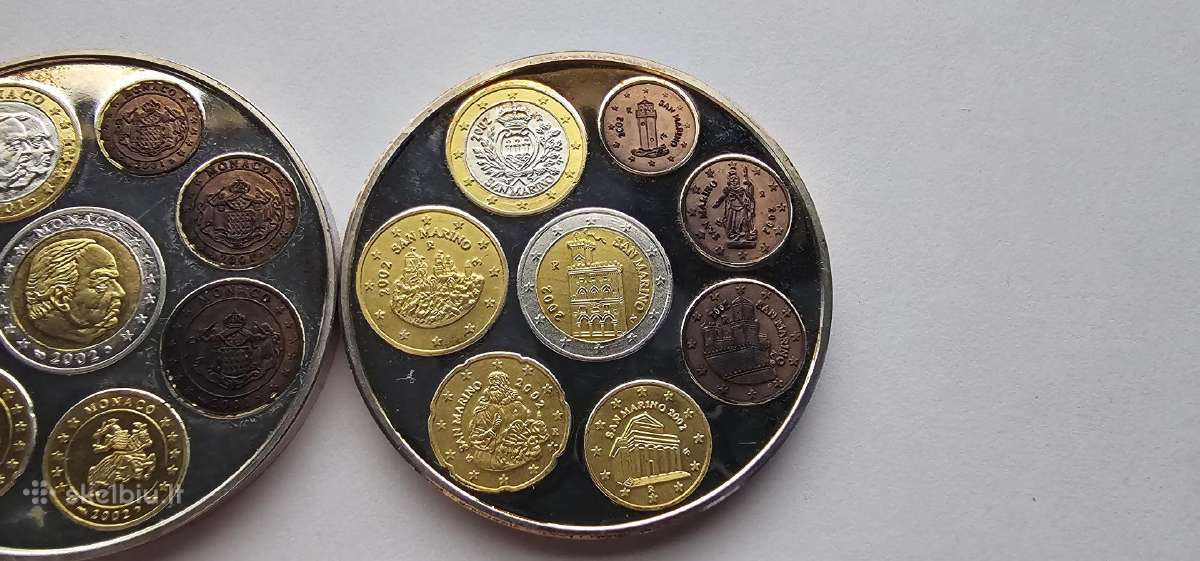 2002 3 oz Vatikanas Monakas San Marinas - nuotraukos Nr. 4