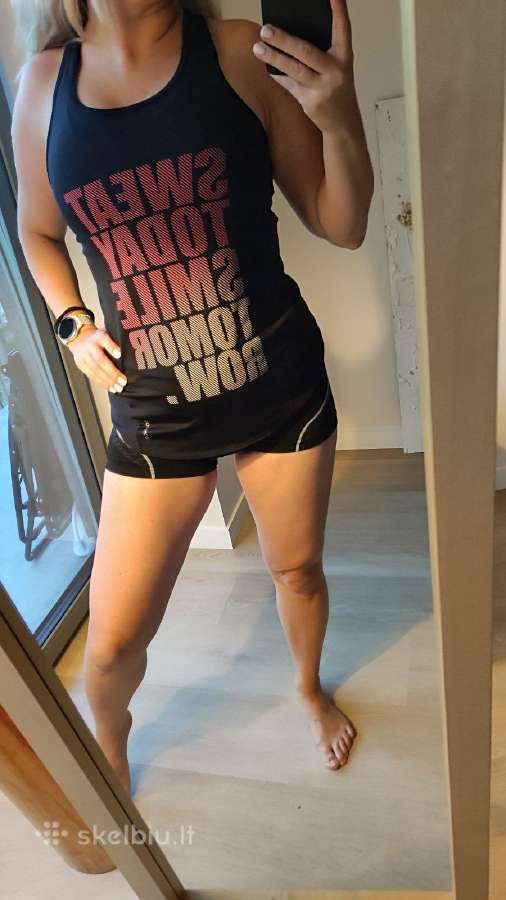 Sportinė palaidinė "Sweat today smile tomorrow" - nuotraukos Nr. 3