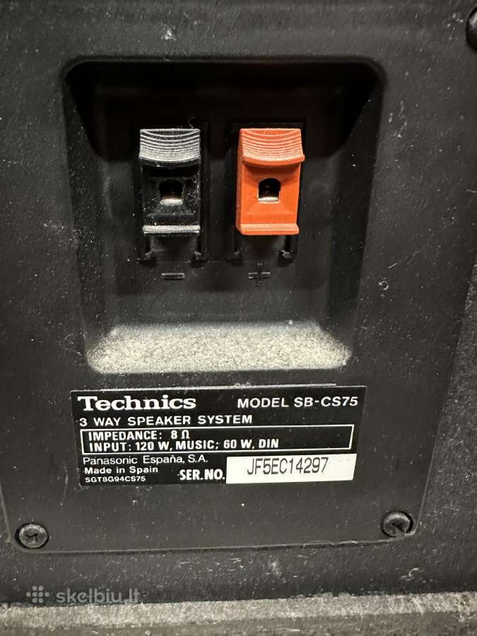 Technics SB-cs75 - nuotraukos Nr. 5