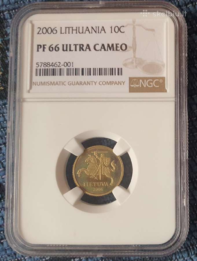 2006 m.10 centu.ngc Pf 66 Ultra Cameo
