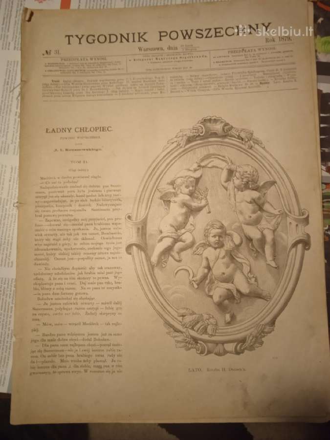1879 metu laikrasciai su graviurom - nuotraukos Nr. 3