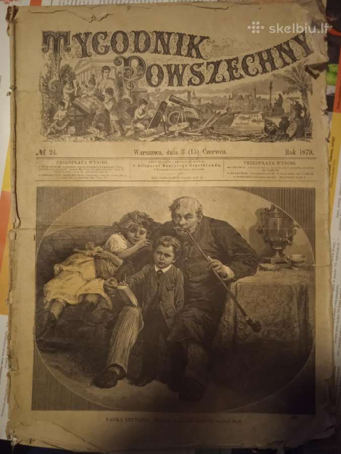 1879 metu laikrasciai su graviurom - nuotraukos Nr. 6