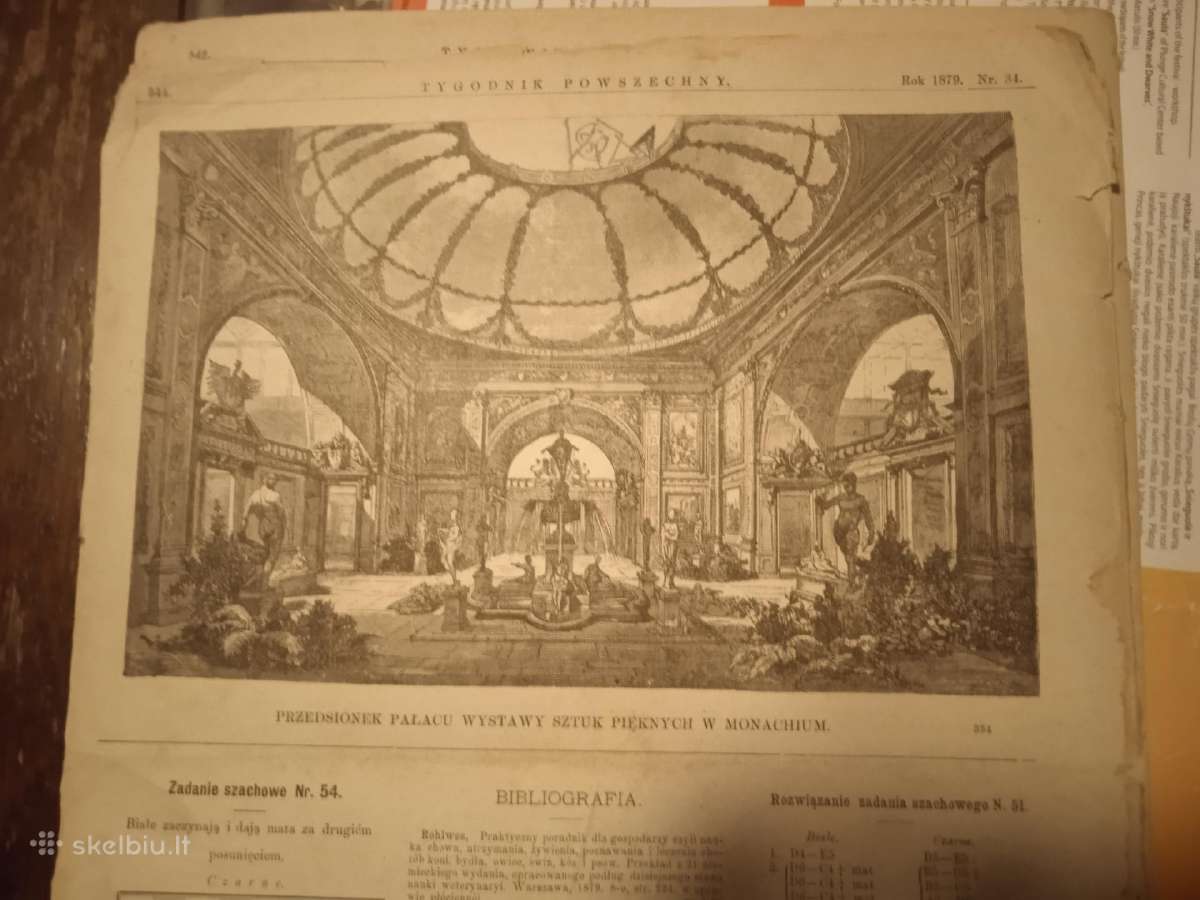 1879 metu laikrasciai su graviurom - nuotraukos Nr. 10