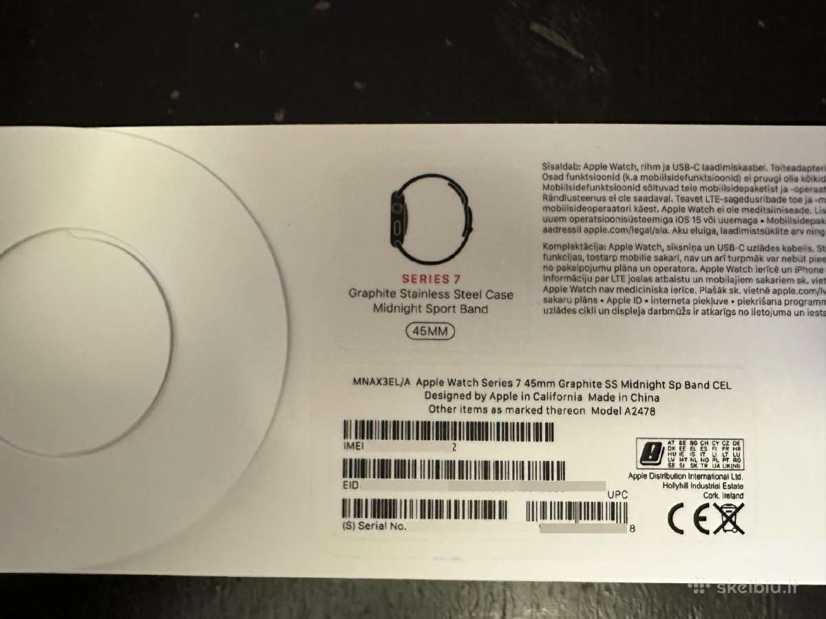 Apple Watch 7 GPS + Cellular, 45mm - nuotraukos Nr. 5