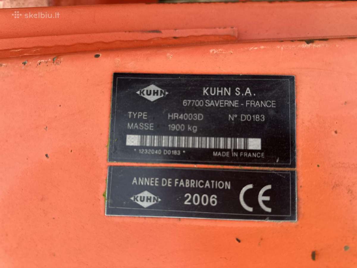 Sėjamoji Kuhn Hr 4004 D + Venta Lc 4000 - nuotraukos Nr. 4