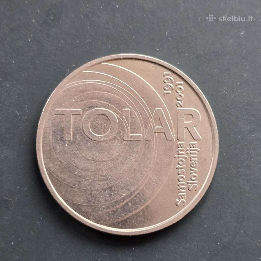 Slovėnija 2001 100 tolarjev Cu-ni