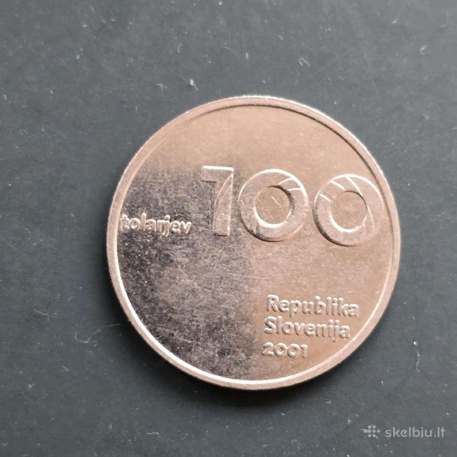 Slovėnija 2001 100 tolarjev Cu-ni - nuotraukos Nr. 2
