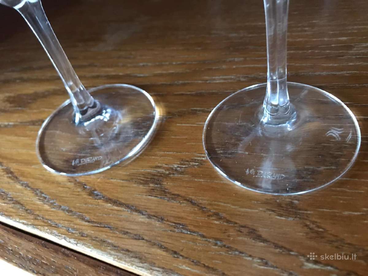 J.g Durand Crystal Vyno taurės Prancūzija 6vnt. - nuotraukos Nr. 4