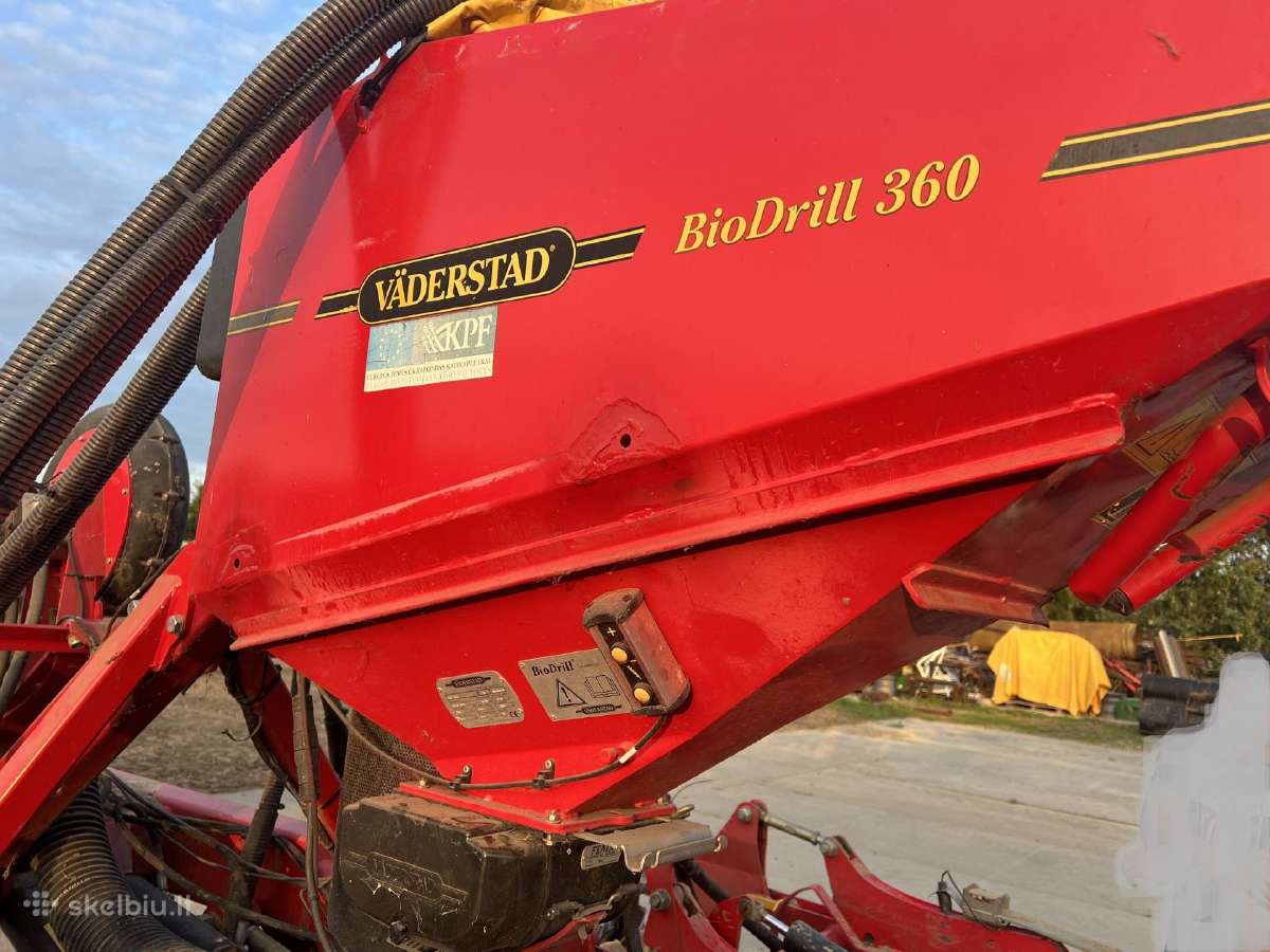 Skutikas Vaderstad Carrier 500 su Biodrill 360 - nuotraukos Nr. 4