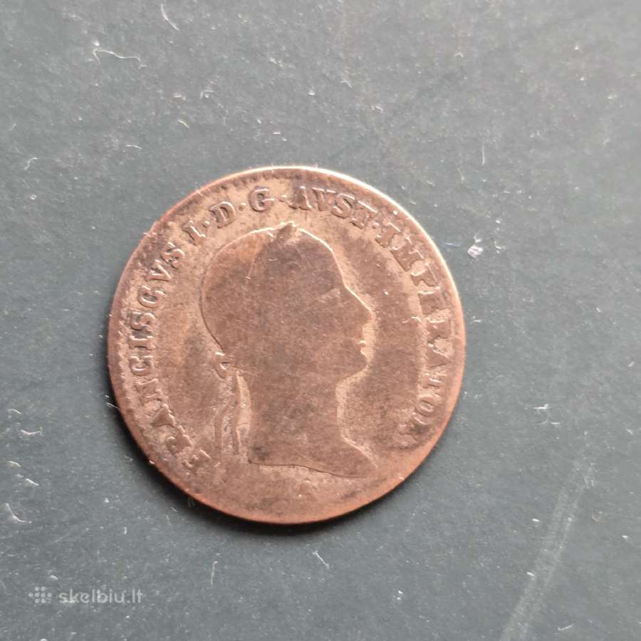 Austrija 1835 3 kreuzer Ag346 - nuotraukos Nr. 2