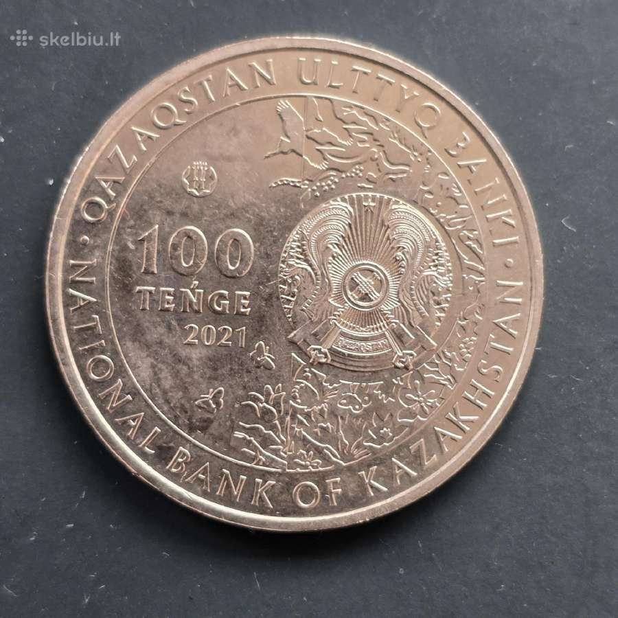 Kazachstanas 2021 100 tenge kulanas Unc - nuotraukos Nr. 2