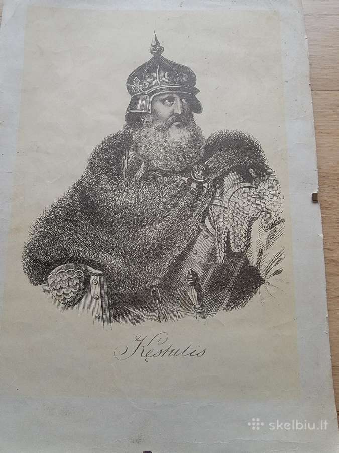 Didžiojo Lietuvos kunigaikščio Kęstučio litografij
