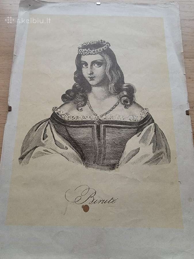 Lietuvos didžiosios kunig. Birutės litografija