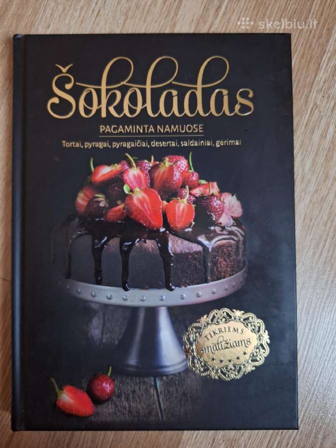 Šokoladas. Tortai, pyragai,desertai, saldainiai.