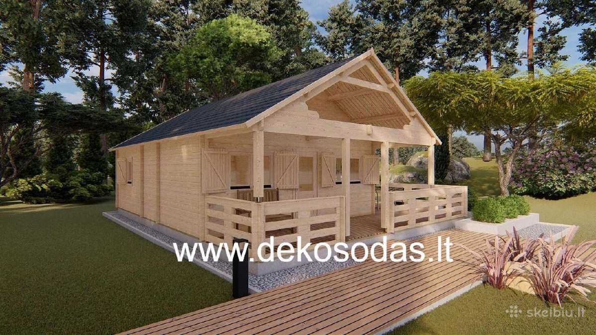 Medinis sodo namelis Maxi Lora 6x8 - nuotraukos Nr. 2