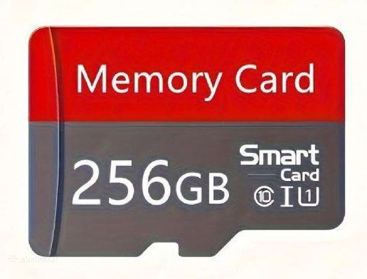 Memory Card, 256 GB, Smart Card, Class 10, nauja