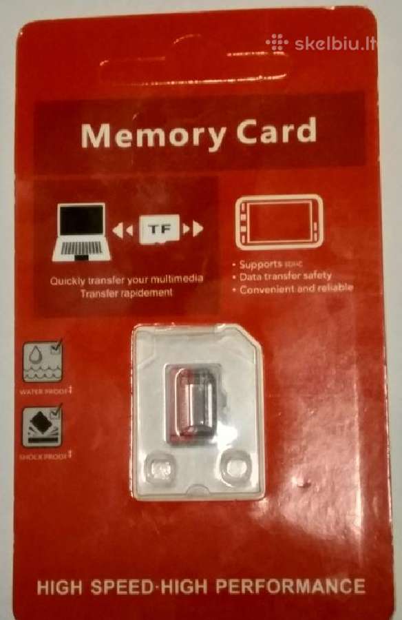 Memory Card, 256 GB, Smart Card, Class 10, nauja - nuotraukos Nr. 4