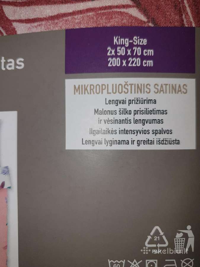 Dvigulės patalynės komplektai - nuotraukos Nr. 2