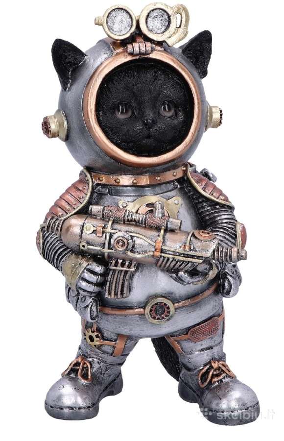Steampunk Katinas 23cm - nuotraukos Nr. 2