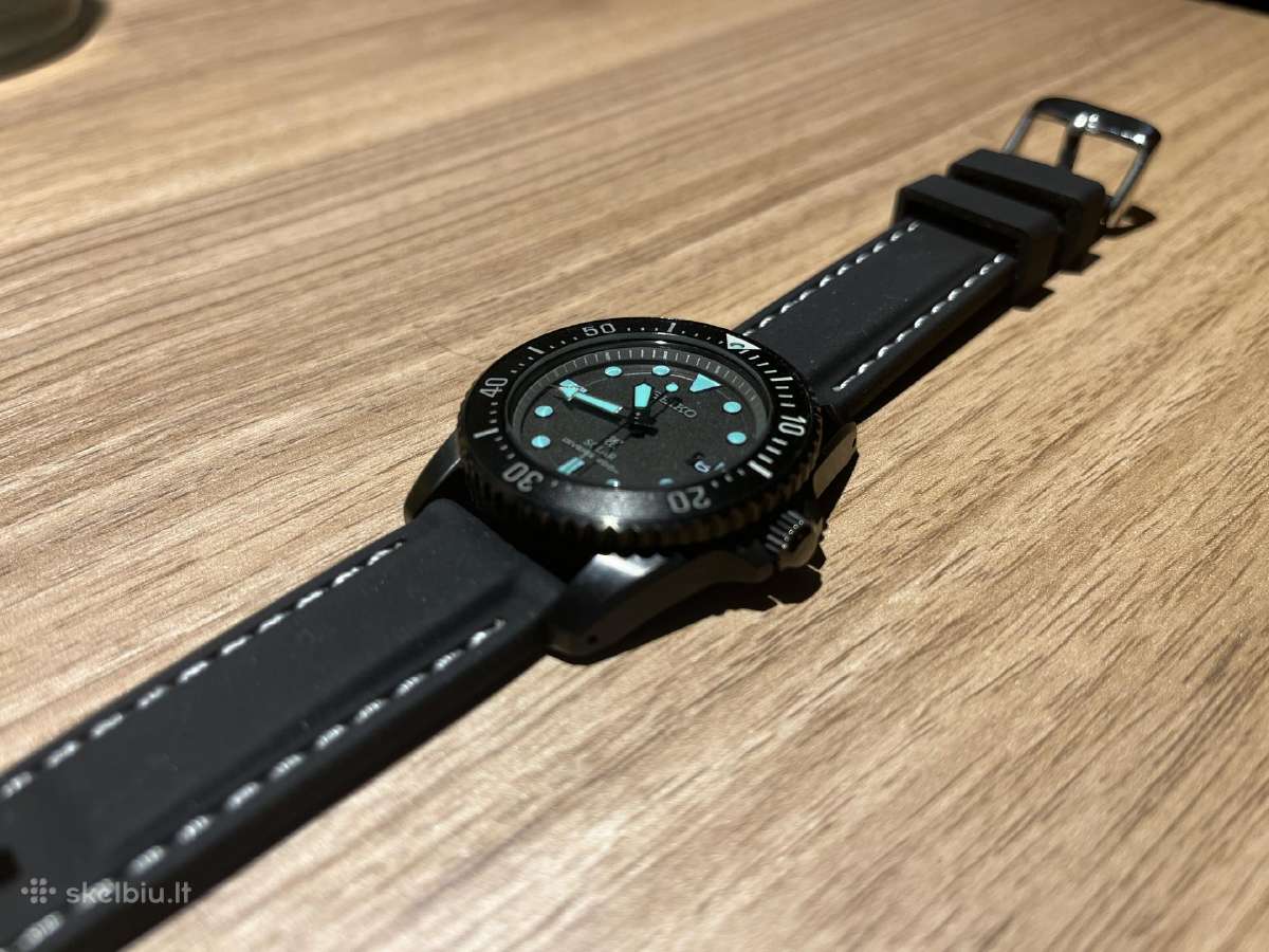 Seiko Prospex Black Series Solar Limited Edition - nuotraukos Nr. 15