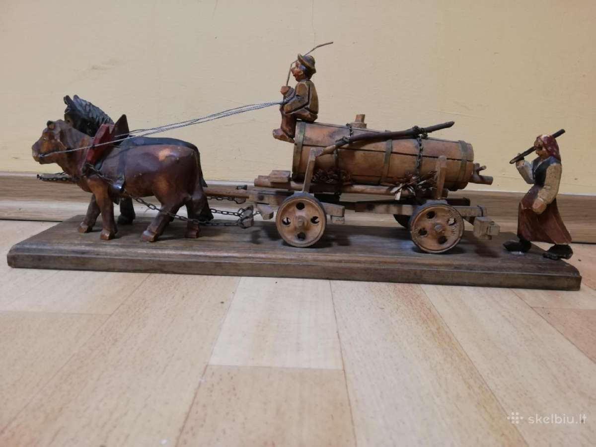 Senas medinukas.austria 1924 Horse Drawn Wagon - nuotraukos Nr. 2