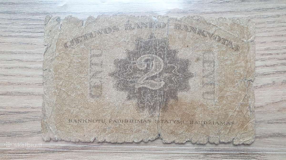 1922 metų 2 centai Lietuva - nuotraukos Nr. 2