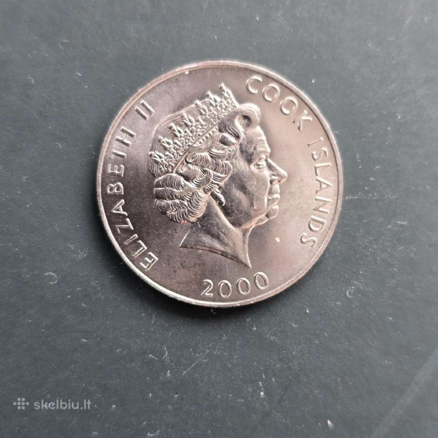 Kuko s. (Cook Isl.) 2000 5 cent Cu-ni - nuotraukos Nr. 2