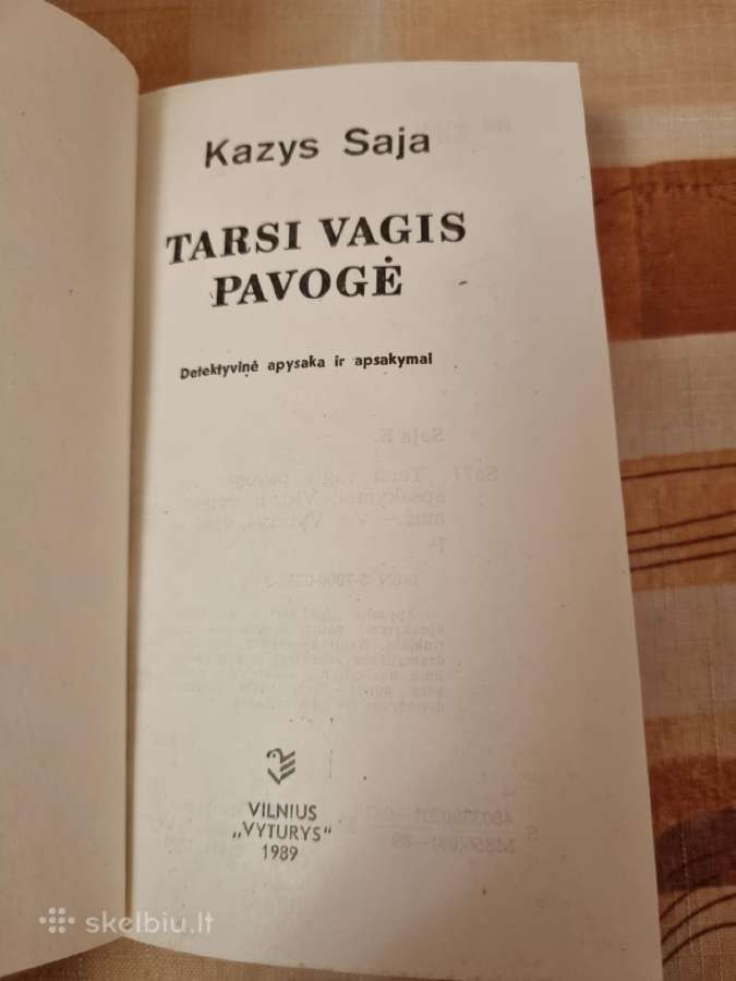 Tarsi vagis pavogė - nuotraukos Nr. 2