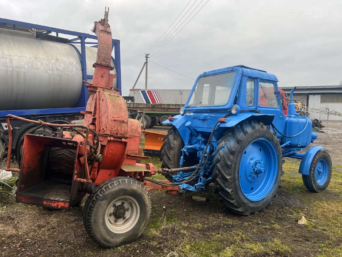 Mtz 80l su šakų smulkintuvu - nuotraukos Nr. 2
