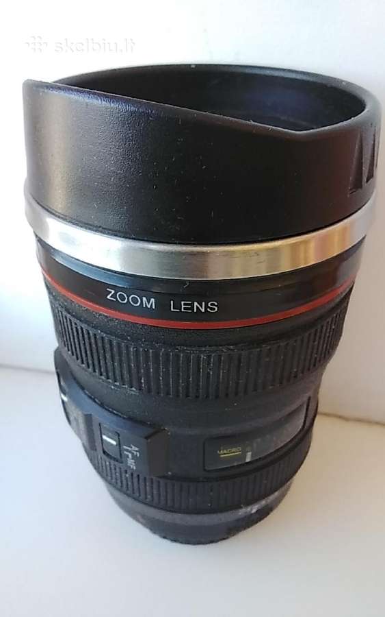 Puodelis Camera Lens, 15 cm