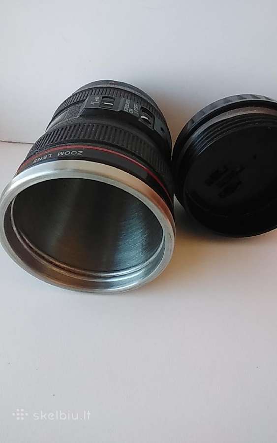 Puodelis Camera Lens, 15 cm - nuotraukos Nr. 2