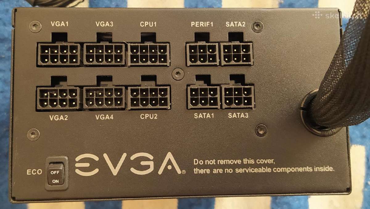 Evga 750 Gq maitinimo blokas. - nuotraukos Nr. 5