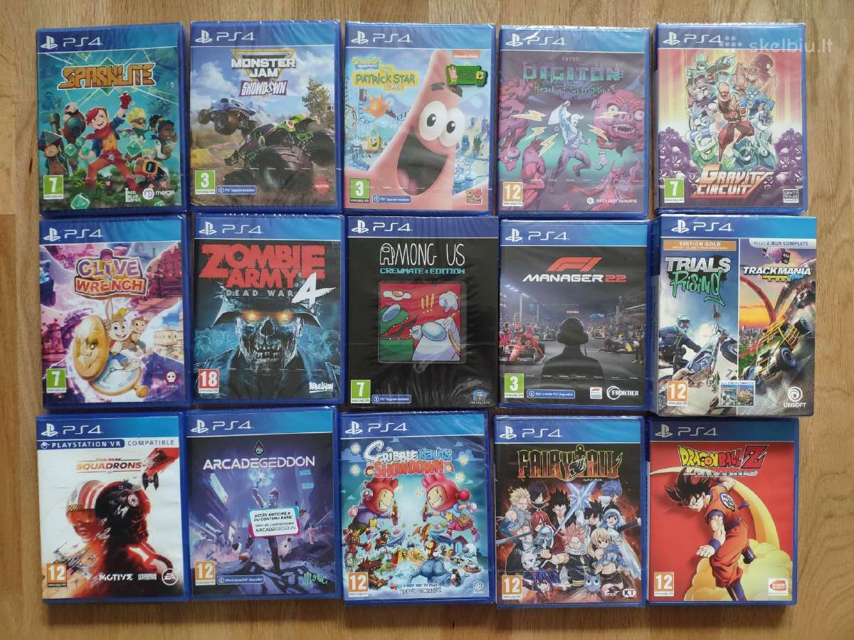 Playstation 4 -5 zaidimai, nauji, naudoti. - nuotraukos Nr. 13