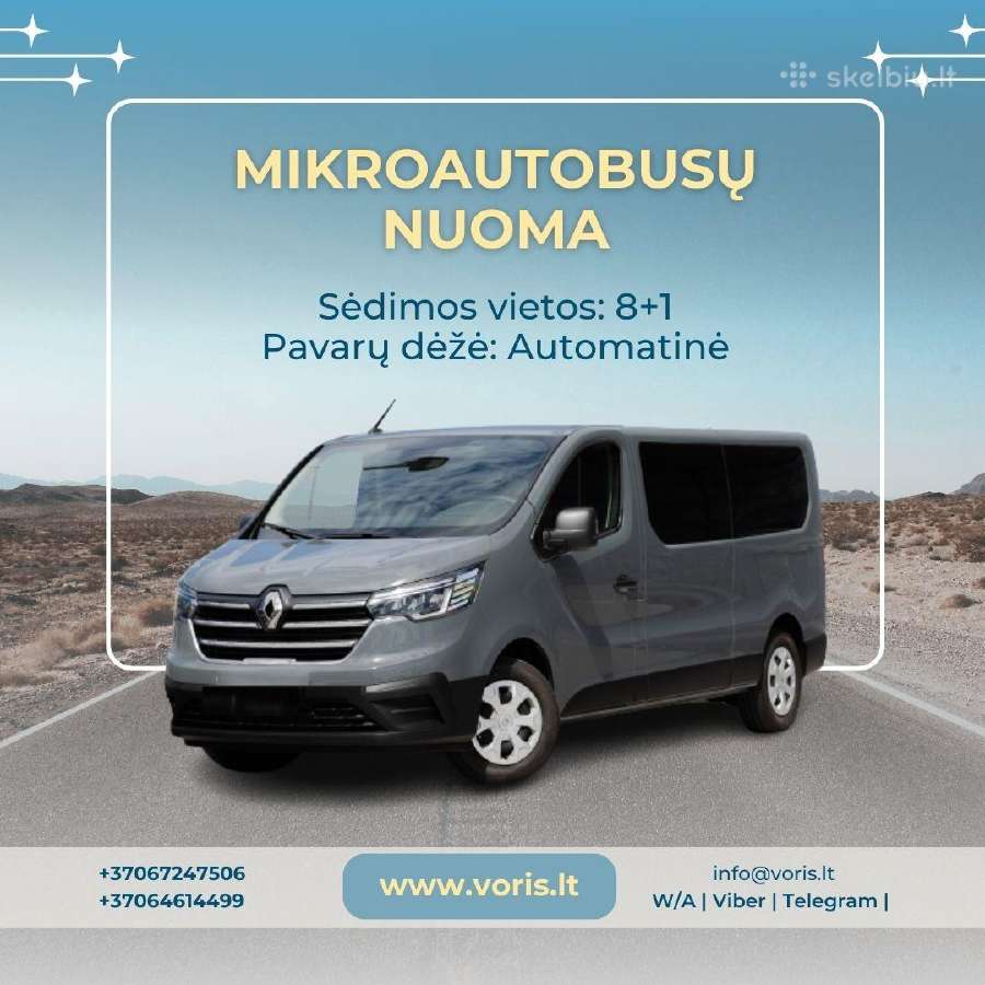 Nuoma Keleivinio mikroautobuso - nuotraukos Nr. 6