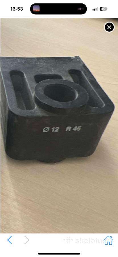 Rems curvo lenkimo segmentas D20 sliauziklis D12 - nuotraukos Nr. 5