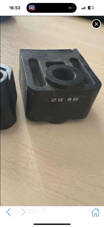 Rems curvo lenkimo segmentas D20 sliauziklis D12 - nuotraukos Nr. 6