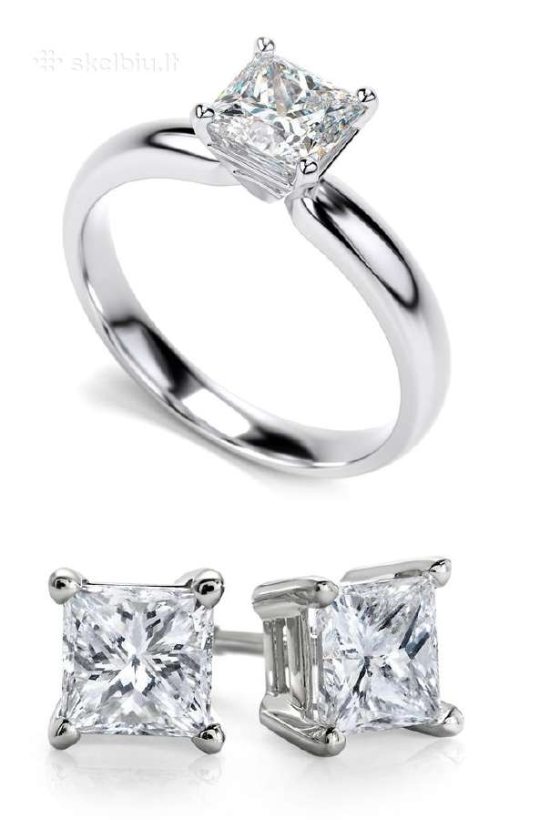 Sužadėtuvių žiedas su deimantu 0.75ct. - nuotraukos Nr. 15