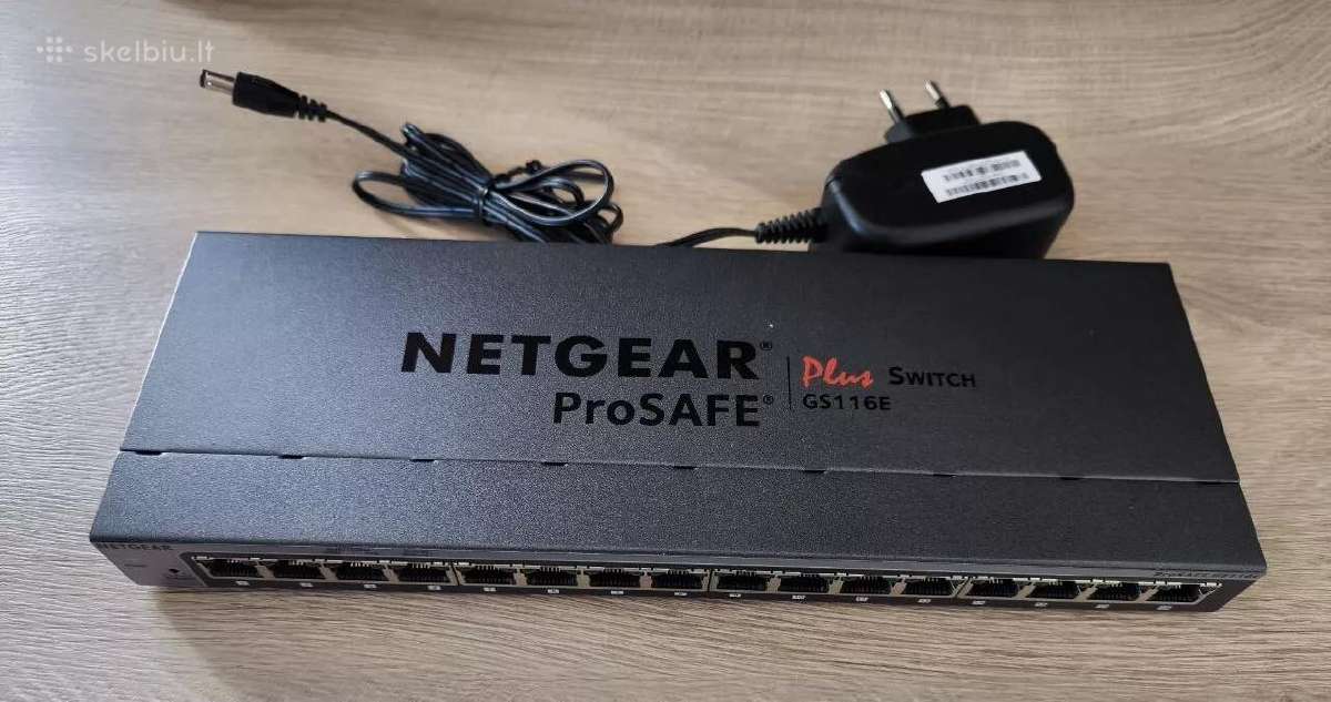 Netgear Prosafe Plus Gs116ev2 (managed)