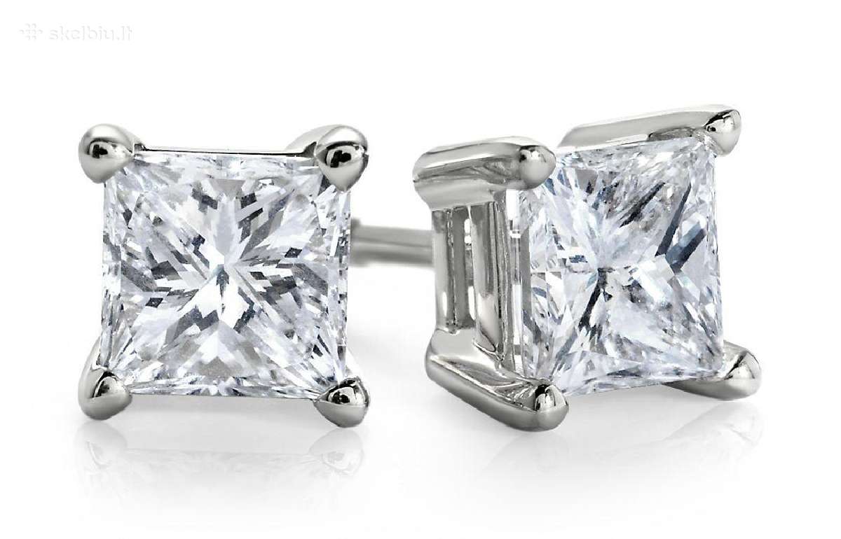 Auskarai su deimantais 0.9ct - nuotraukos Nr. 16