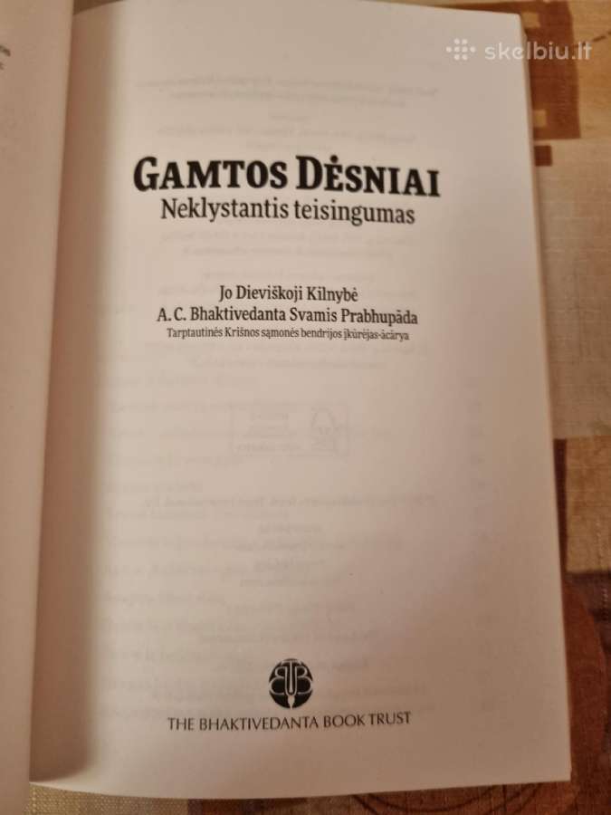 Gamtos dėsniai Neklystantis teisingumas - nuotraukos Nr. 2