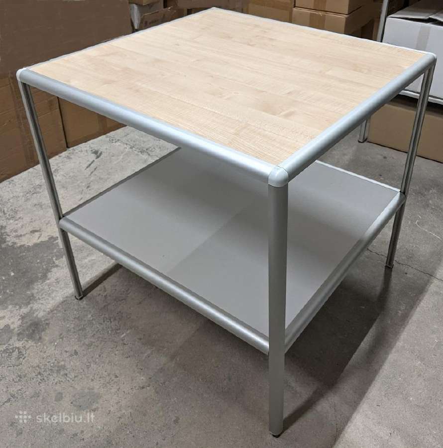 Stalai prekėms 90x90x90 cm su lentyna