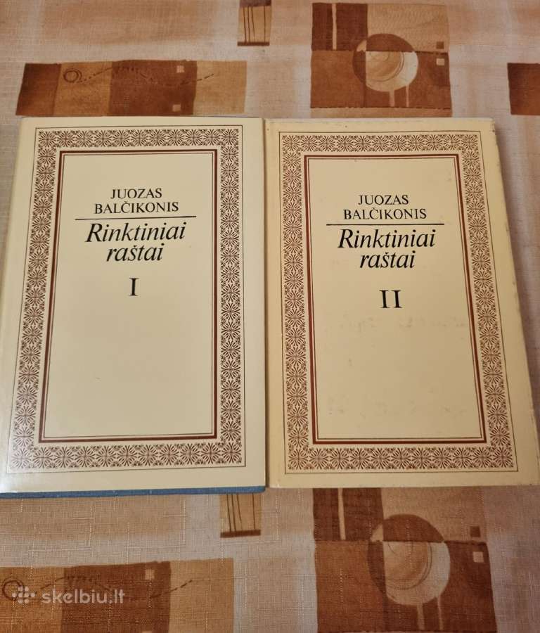 Juozas Balčikonis raštai 1 ir 2 tomai