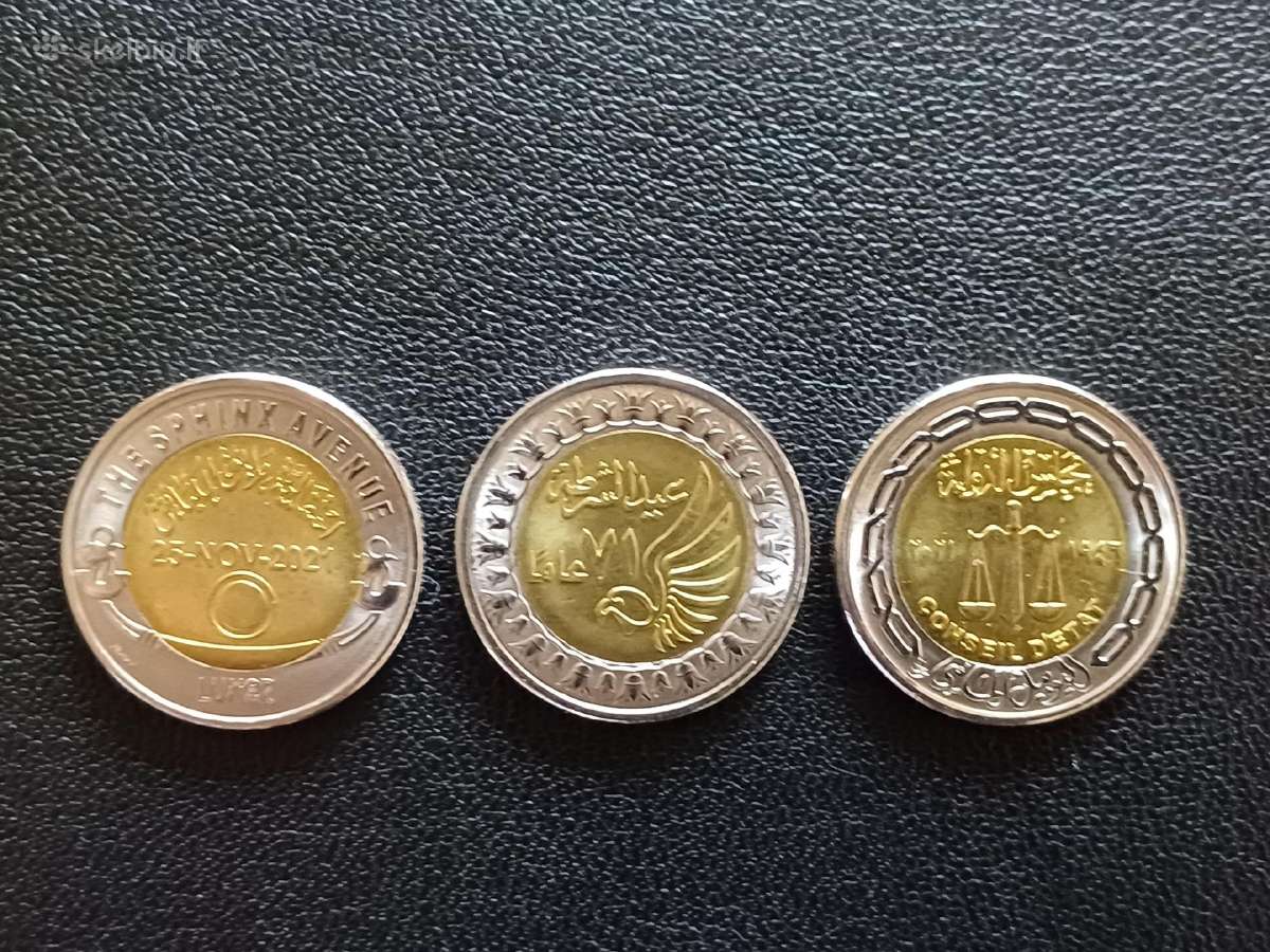 (137) 1 svaras Egiptas unc. 3 vnt.